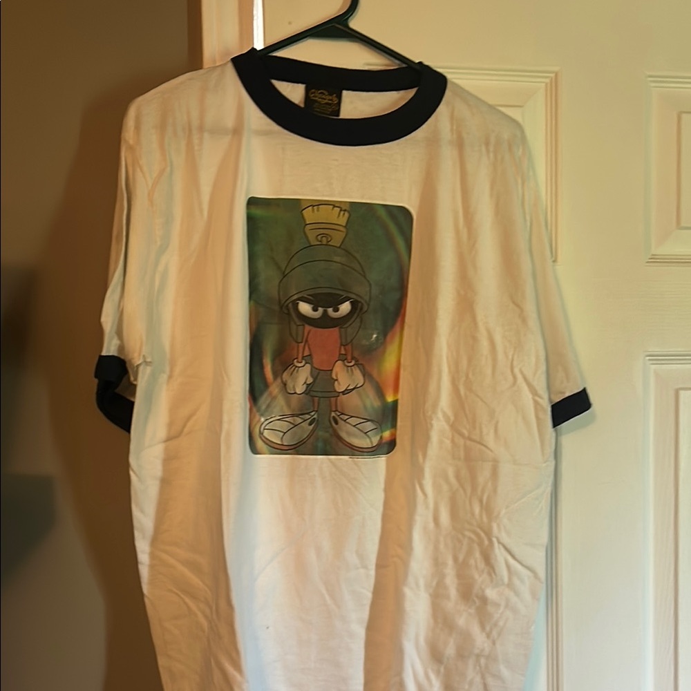 Warner Bros. Ringer Tee White Black Short Sleeve